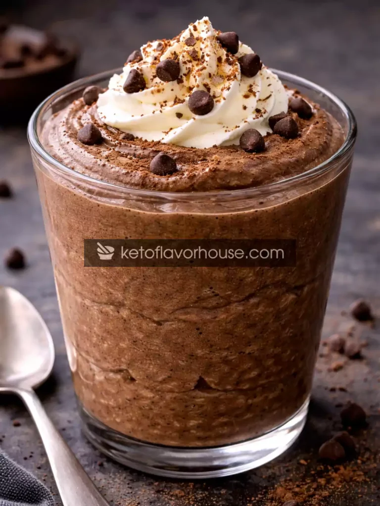 High-Protein Chocolate Fiber Pudding