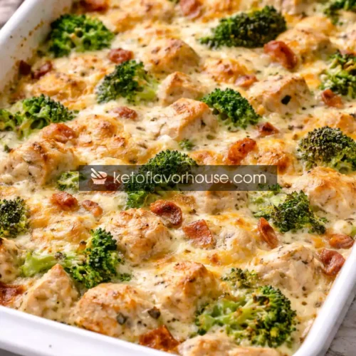 High-Protein Creamy Chicken Casserole