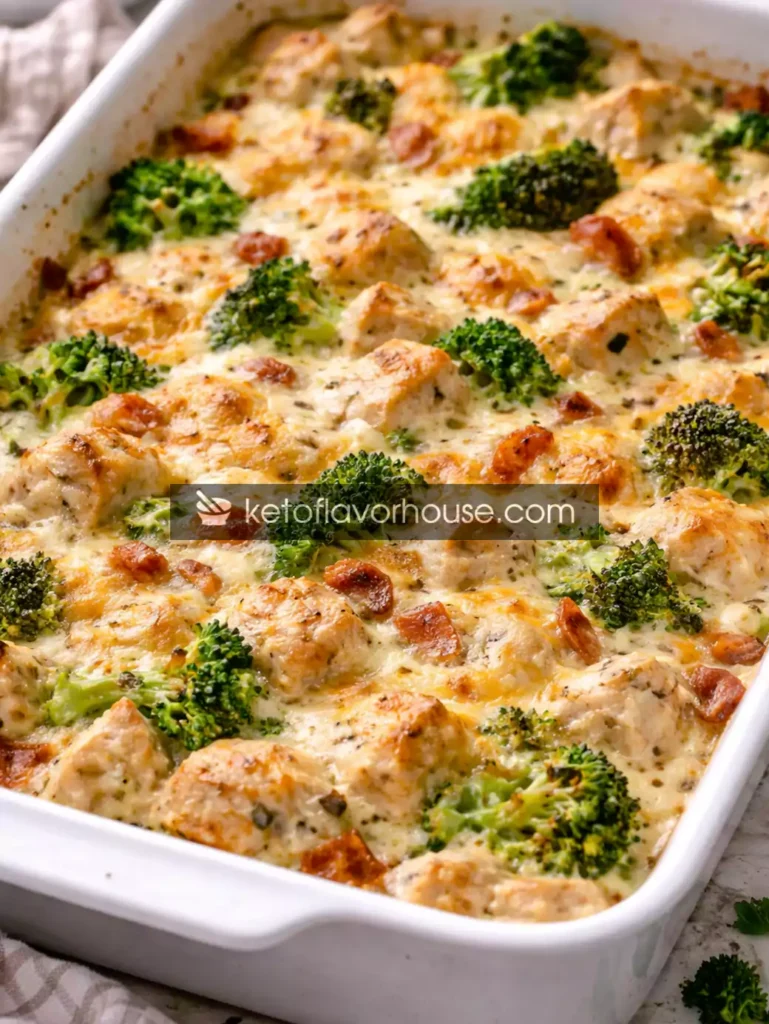 High-Protein Creamy Chicken Casserole