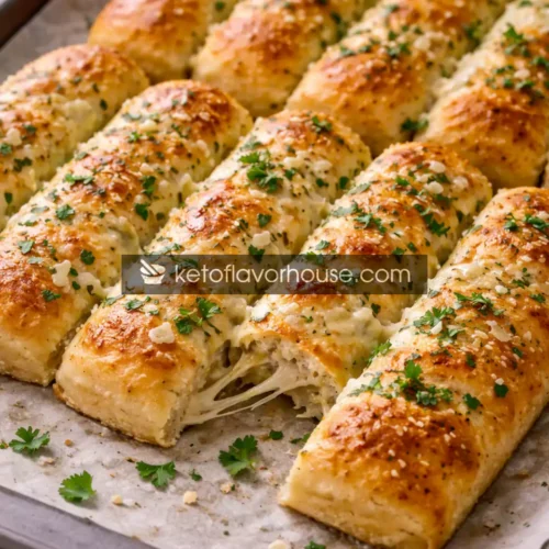 High-Protein Garlic Breadsticks