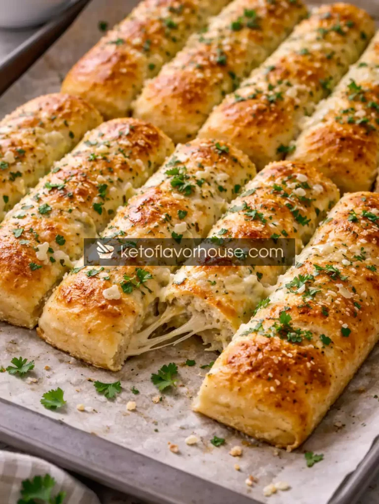 High-Protein Garlic Breadsticks