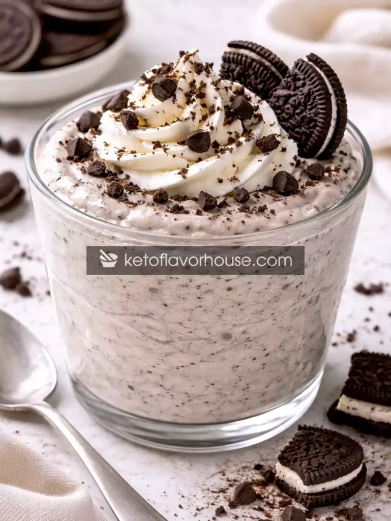 High-Protein Oreo Protein Pudding