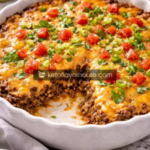 Keto Beef Taco Pie