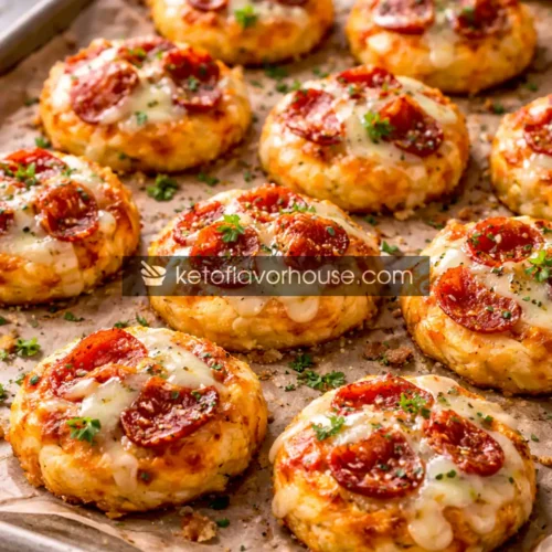 Keto Cottage Cheese Pizza Bites