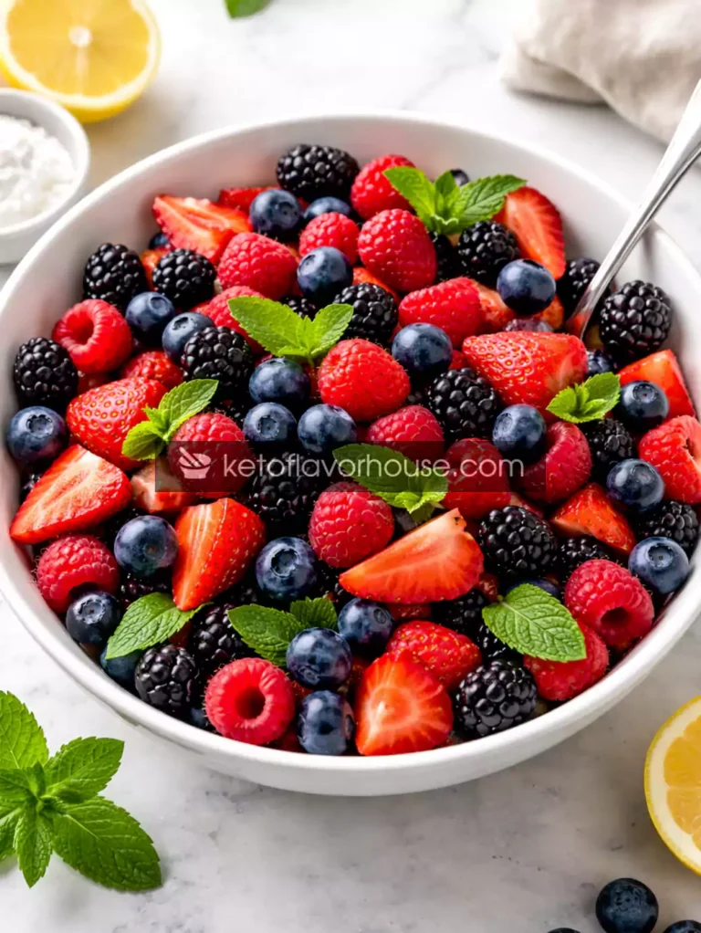 Easy Keto Fruit Salad