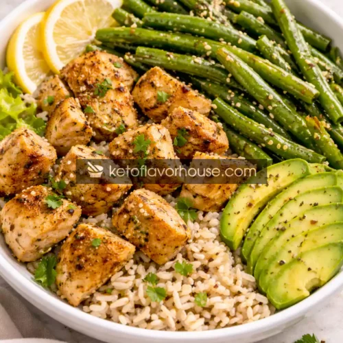 High-Protein Chicken Green Bean Power Bowl