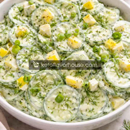 High-Protein Creamy Cucumber Salad