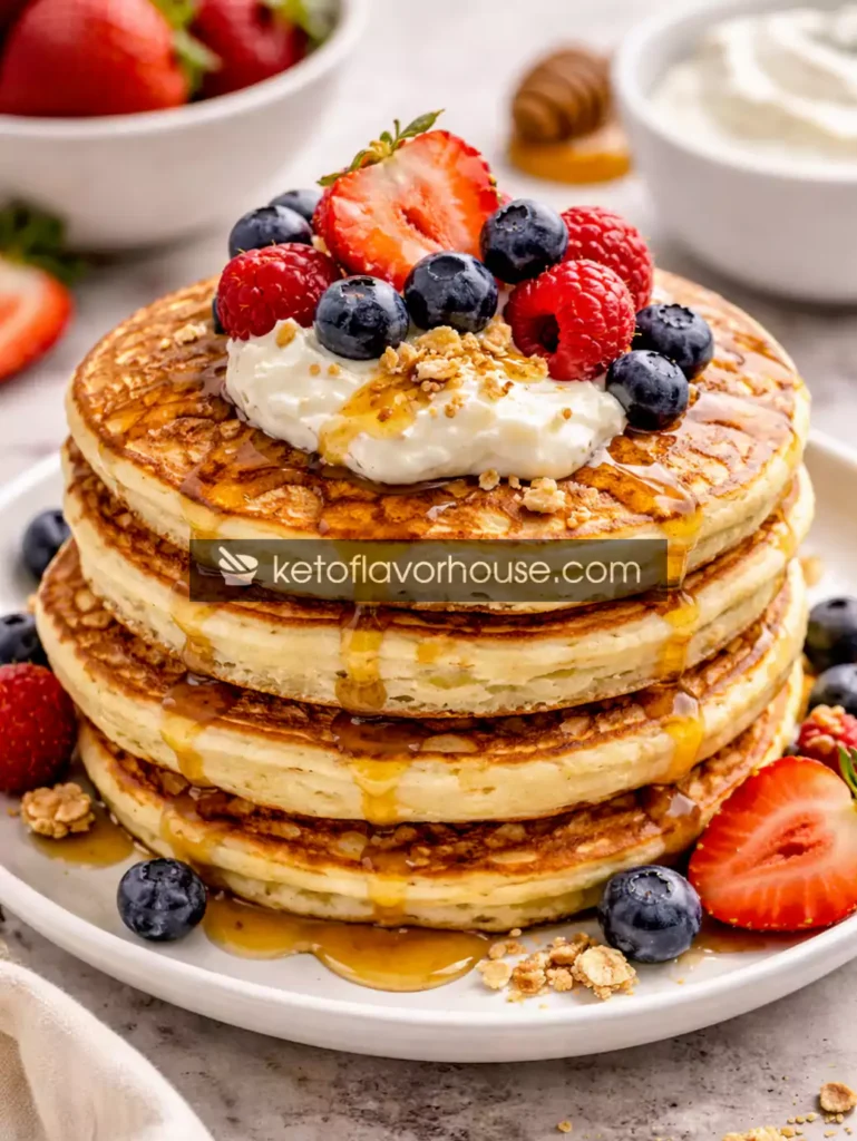High-Protein Greek Yogurt Pancakes