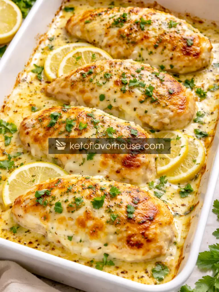 High-Protein Lemon Pepper Ranch Chicken Bake