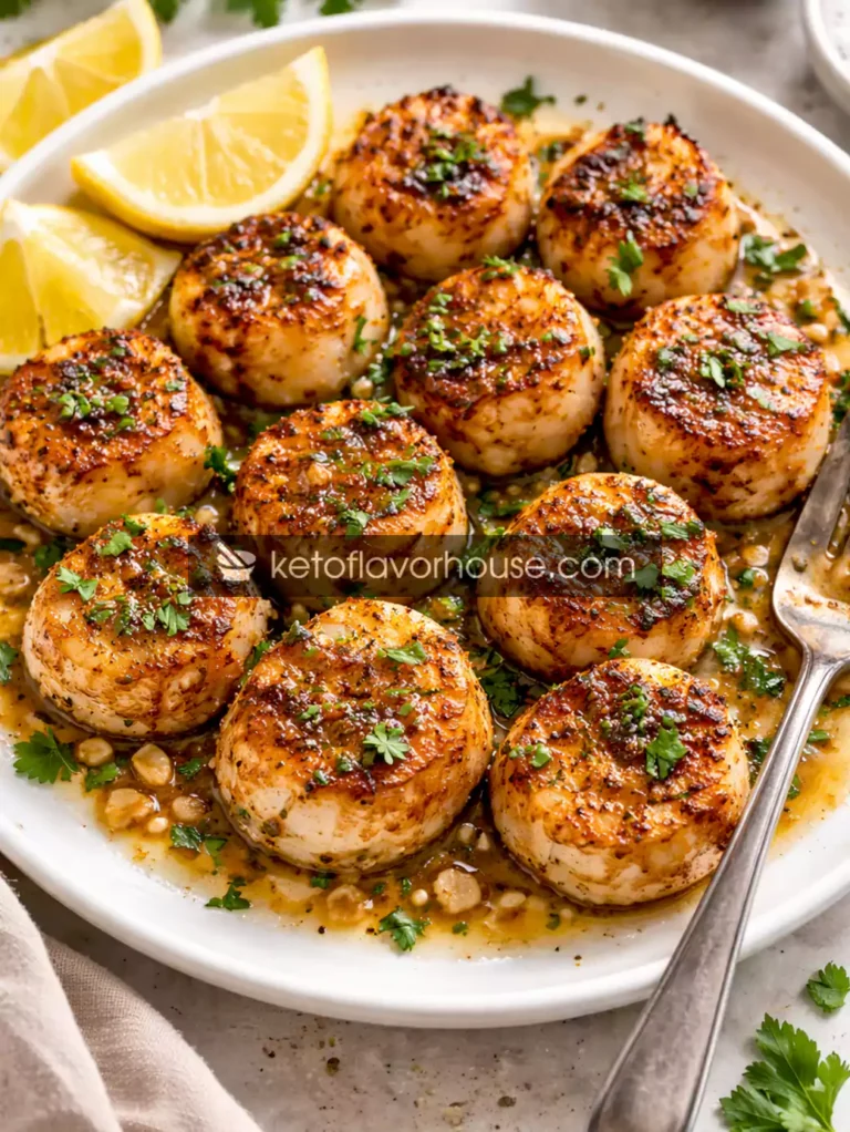 High-Protein Spicy Charred Scallops