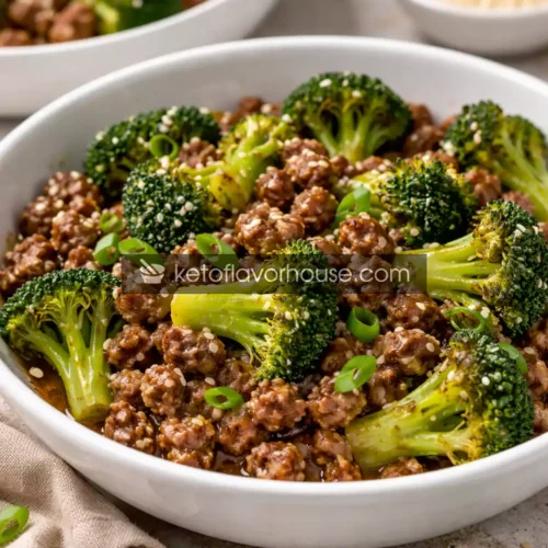 Keto Broccoli Meat Bowls