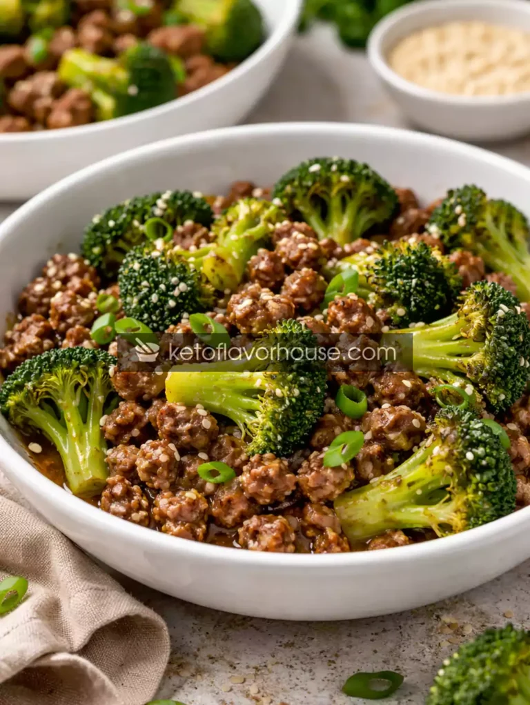 Keto Broccoli Meat Bowls