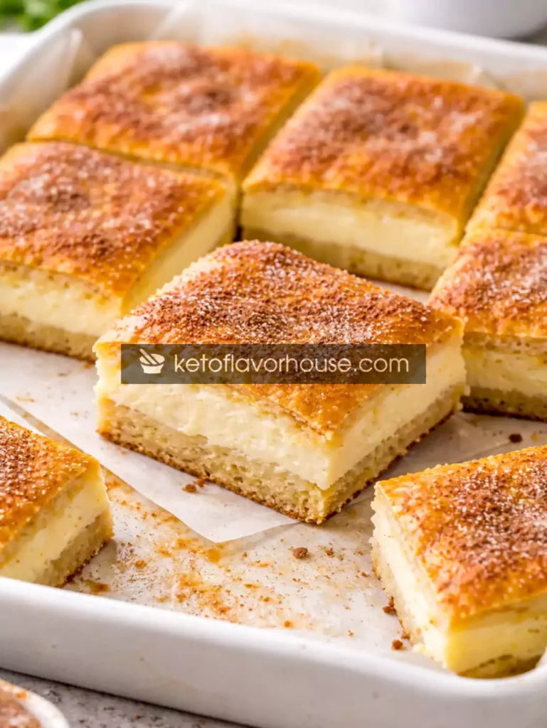 Keto Cheesecake Crescent Rolls Casserole