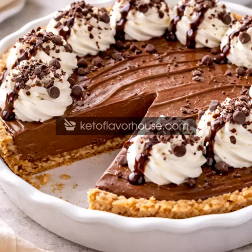 Keto Chocolate Tofu Pudding Pie Recipe