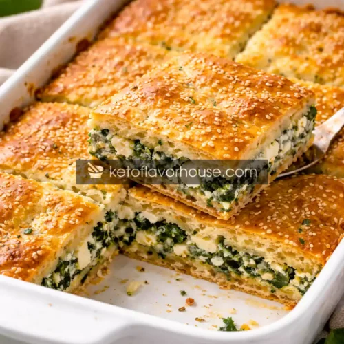 Keto Greek Spanakopita