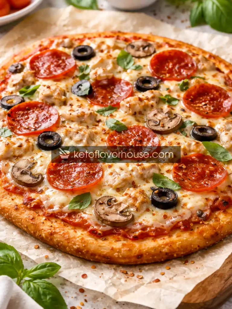 Keto Low Carb Pizza