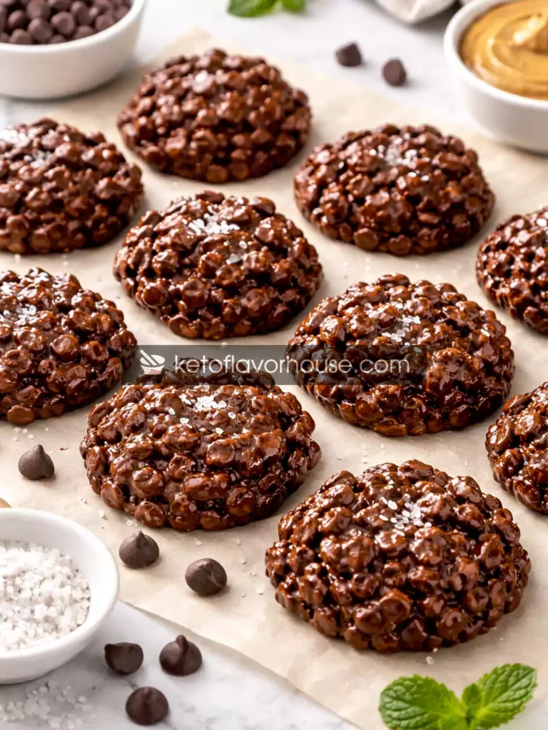 Keto No-Bake Star Crunch Cookies