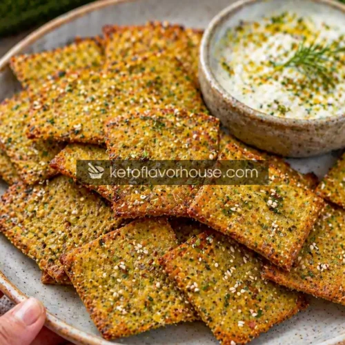 Anti-Inflammatory Baked Zucchini Crackers