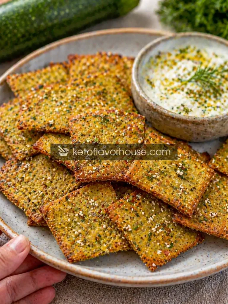 Anti-Inflammatory Baked Zucchini Crackers