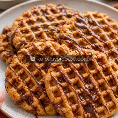 Anti-Inflammatory Peanut Butter Waffle Cookies