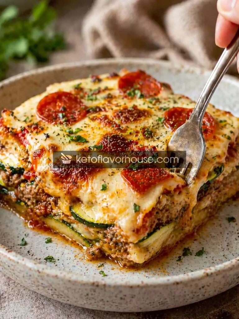 Anti-Inflammatory Zucchini Pizza Casserole