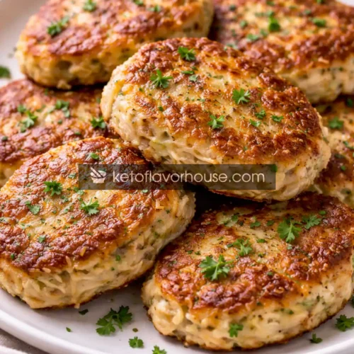 Keto Cabbage & Chicken Patties