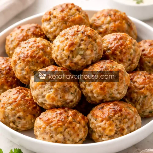 High-Protein 4-Ingredient Sausage Balls