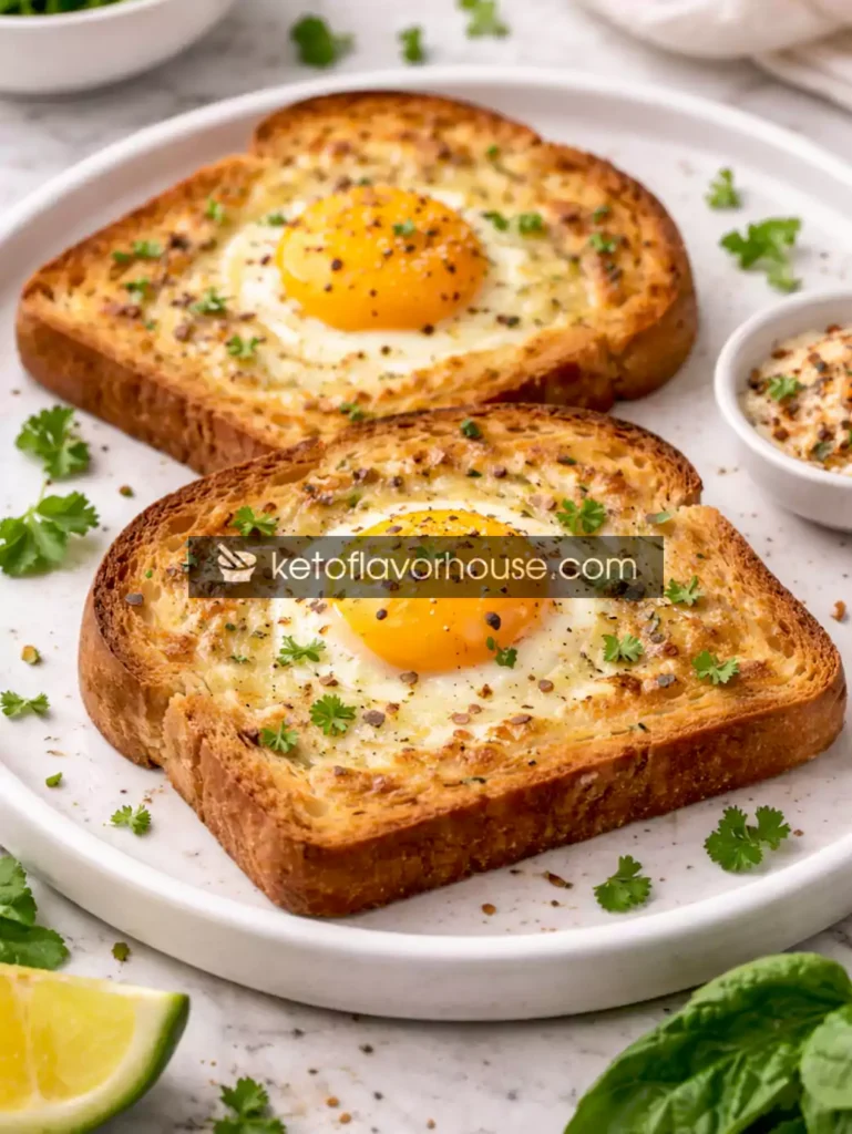 High-Protein Air Fryer Egg on Toast