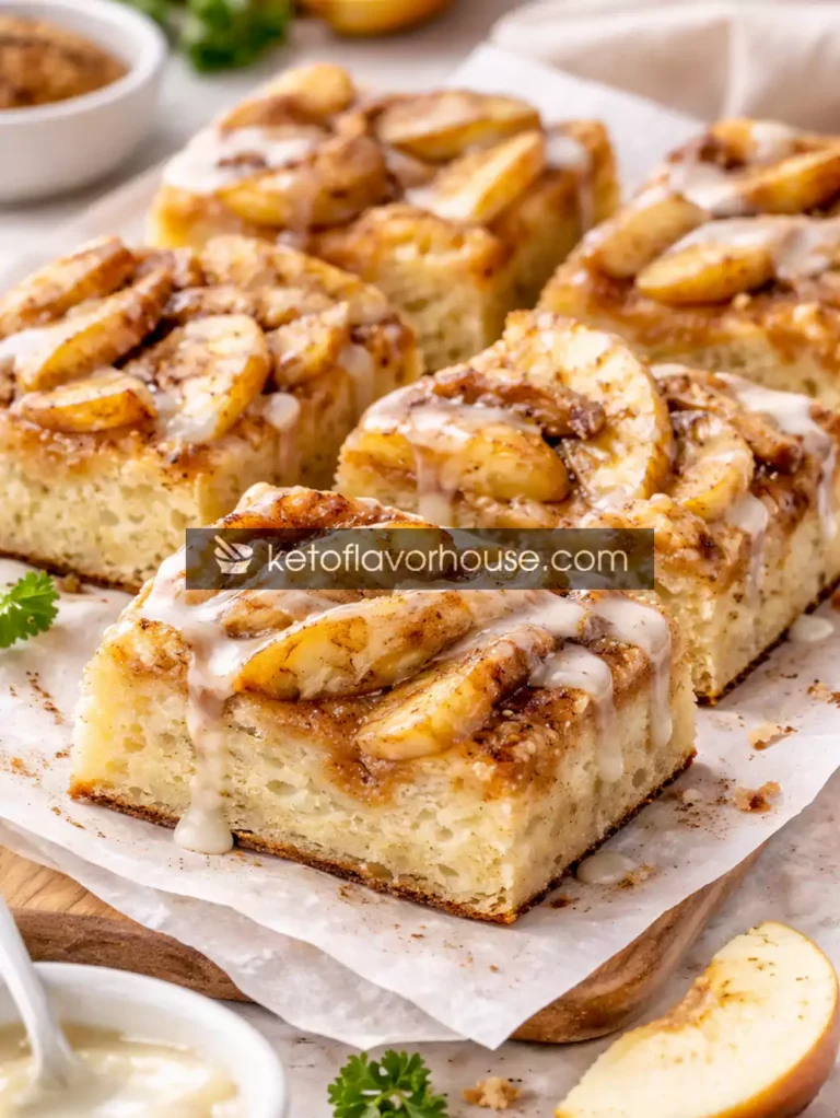 High-Protein Apple Fritter Focaccia