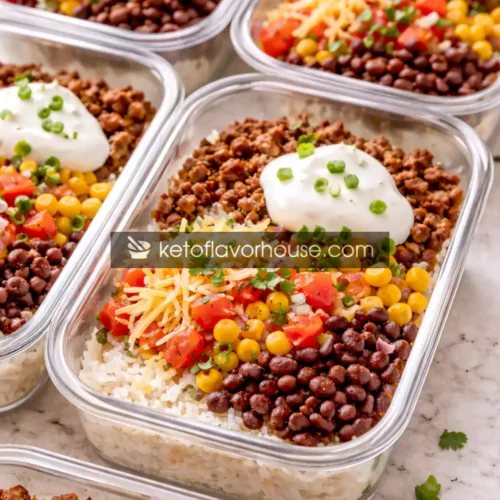 High-Protein Beef Burrito Bowls