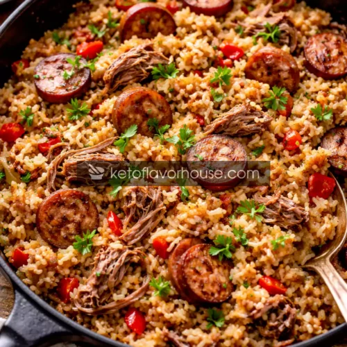 High-Protein Brazilian Arroz Carreteiro