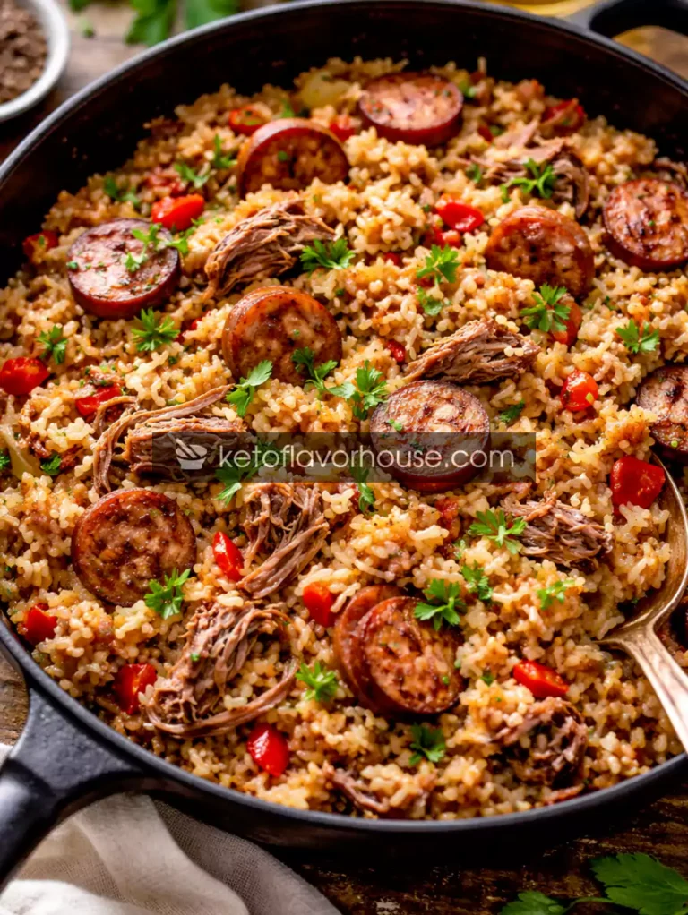 High-Protein Brazilian Arroz Carreteiro