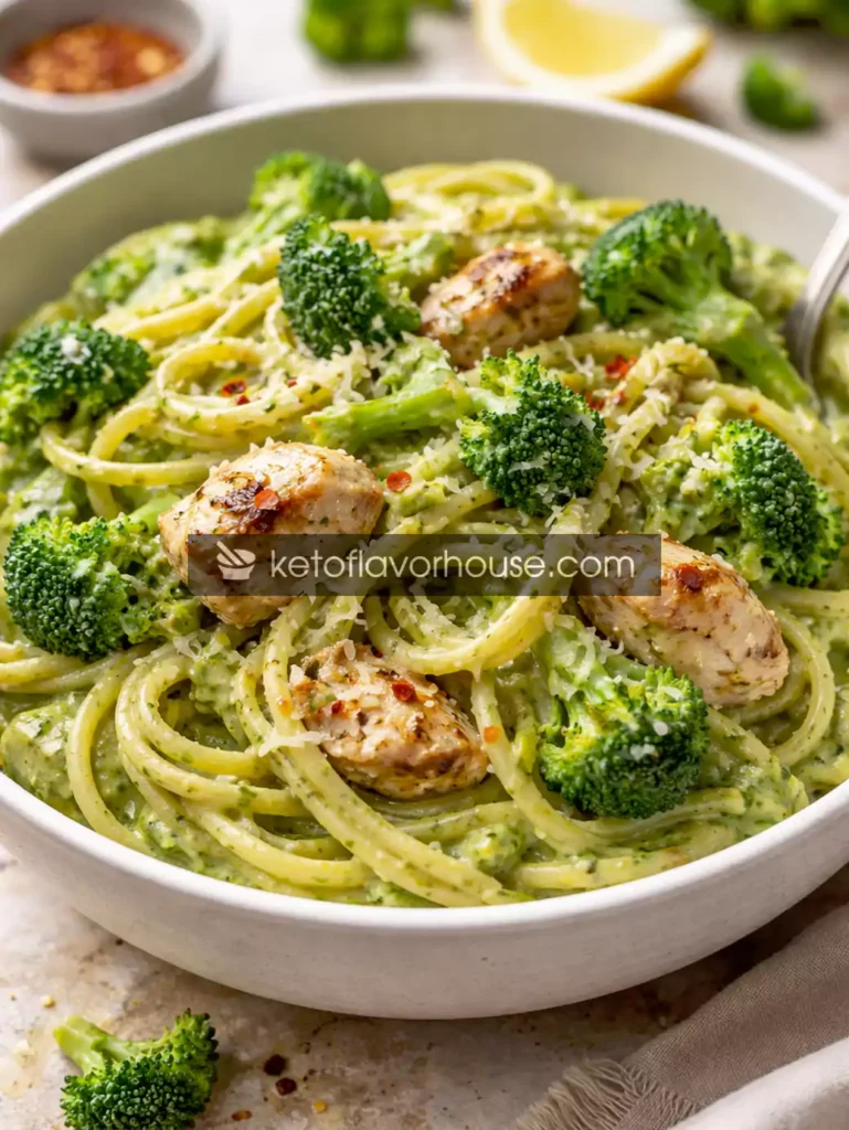 High-Protein Broccoli Pasta