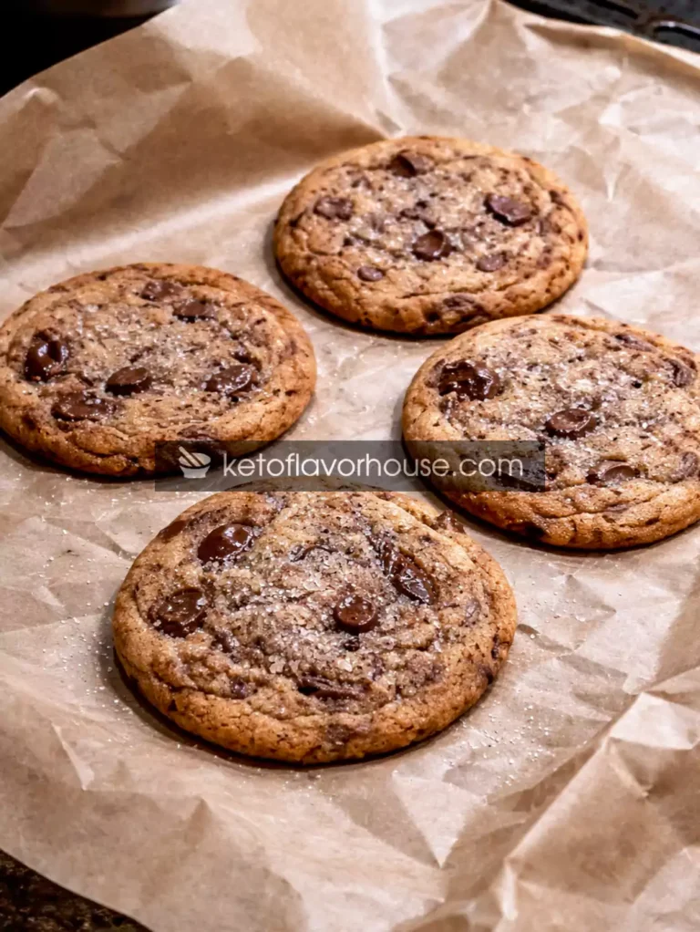 High Protein Brown Butter Chocolate Chunk Cookies