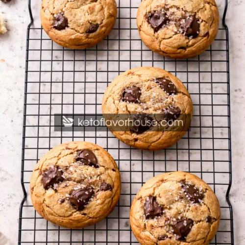 High Protein Brown Butter Miso Chocolate Chip Cookies