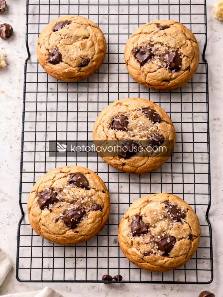 High Protein Brown Butter Miso Chocolate Chip Cookies