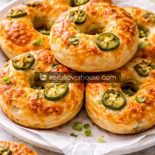 High-Protein Cheddar Jalapeño Bagels