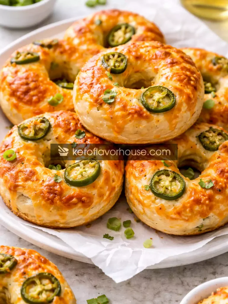 High-Protein Cheddar Jalapeño Bagels