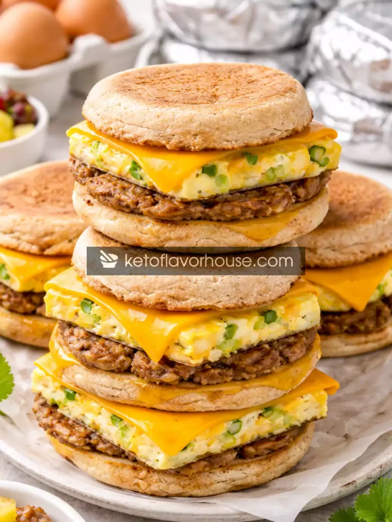 High-Protein Freezer Breakfast Sandwiches
