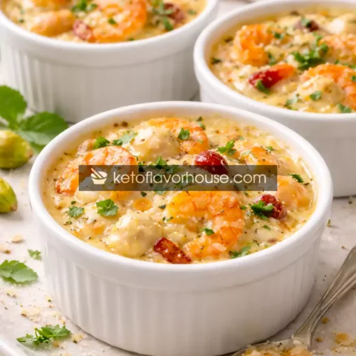 High-Protein Gourmet Seafood Cassolette