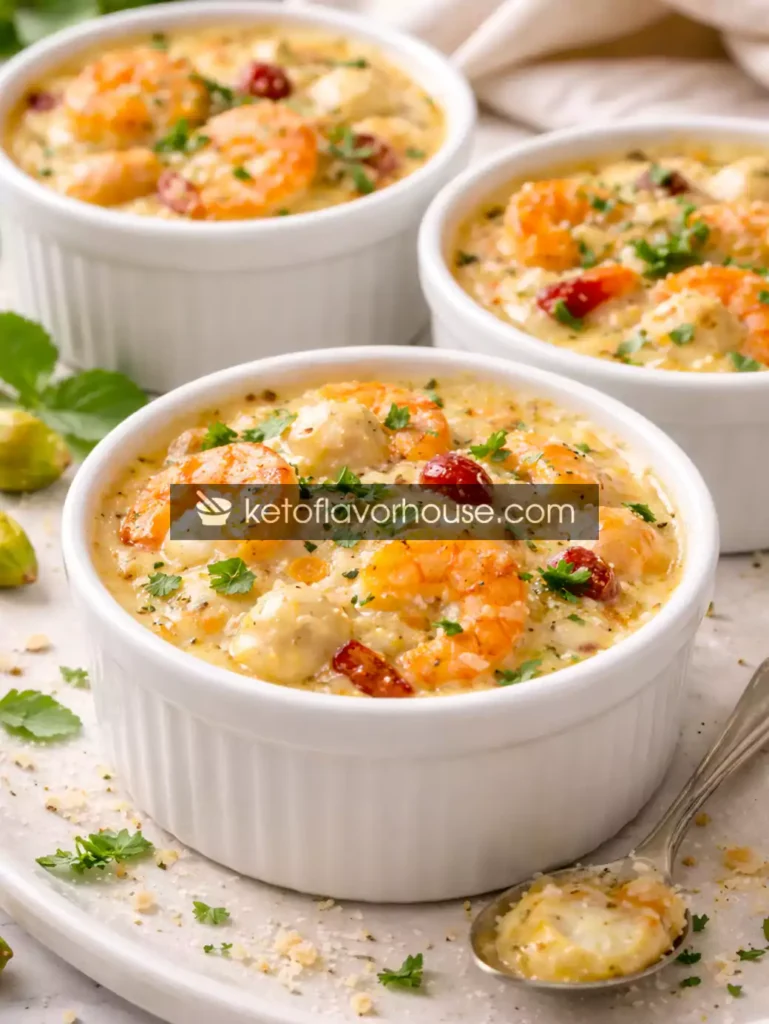 High-Protein Gourmet Seafood Cassolette