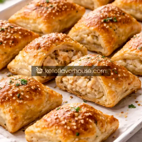 High-Protein Mini Puff Pastry Parcels