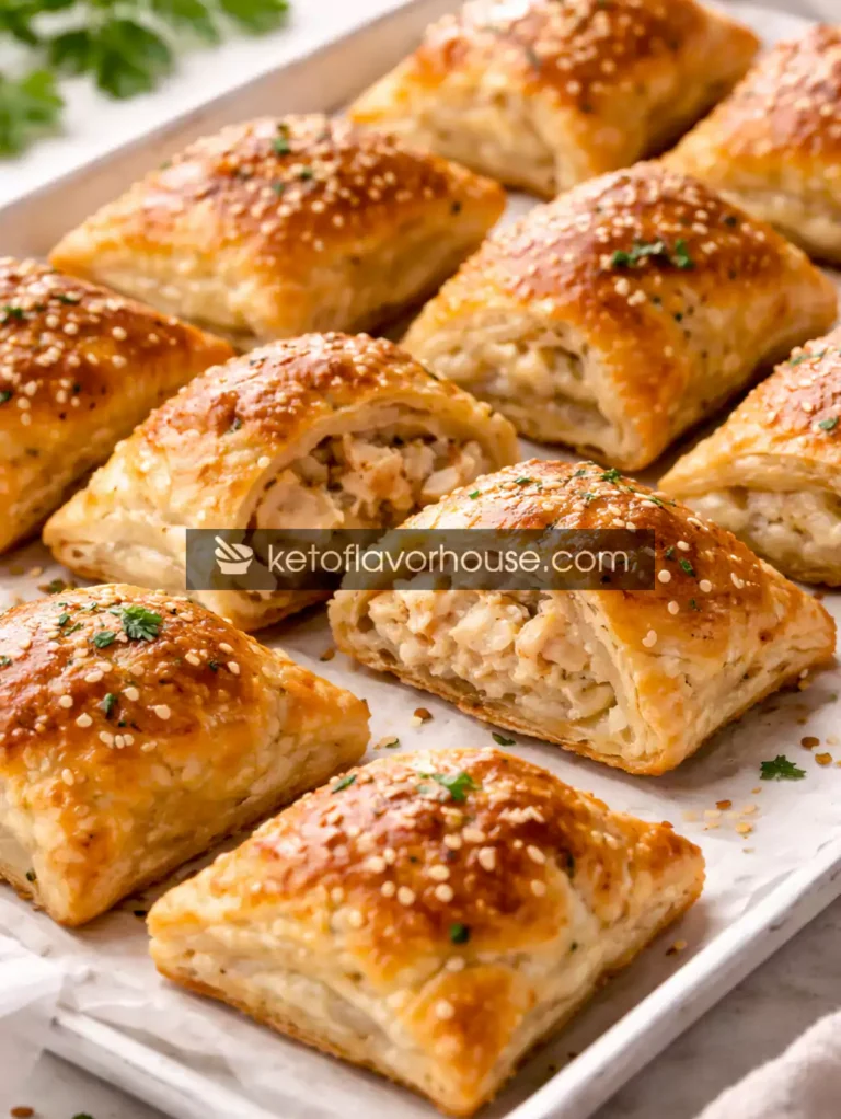 High-Protein Mini Puff Pastry Parcels