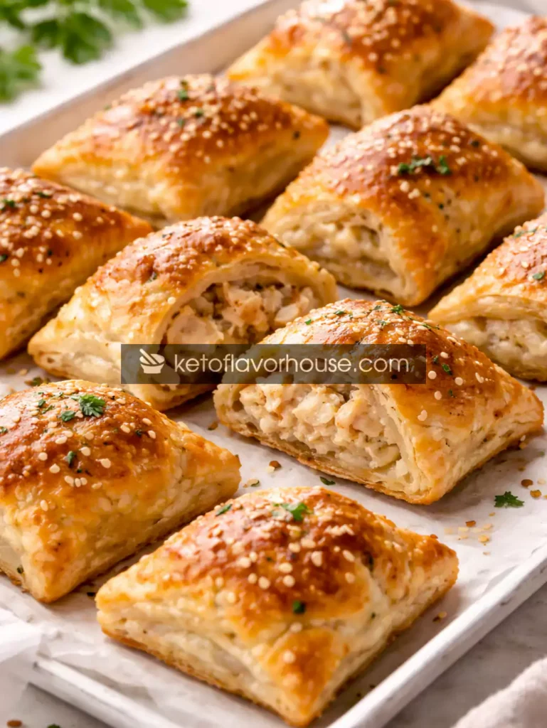 High-Protein Mini Puff Pastry Parcels