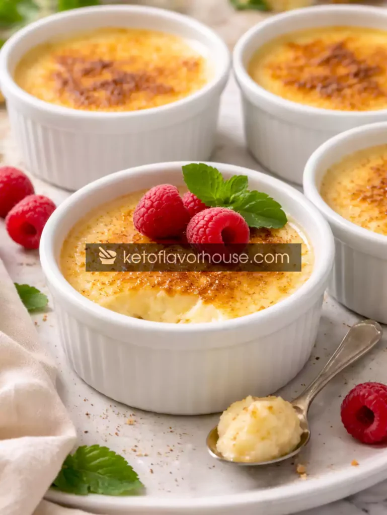 High-Protein Old-Fashioned Vanilla Baked Custard