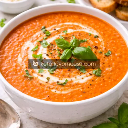 High-Protein Tomato Basil Bisque