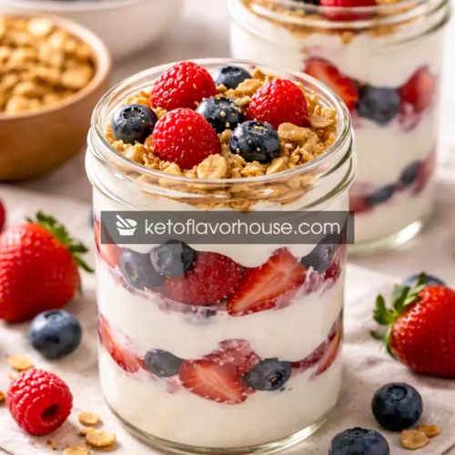 High-Protein Yogurt Berry Cups