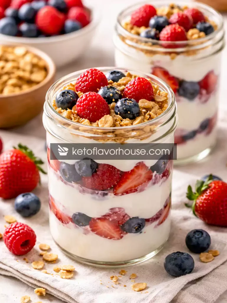 High-Protein Yogurt Berry Cups