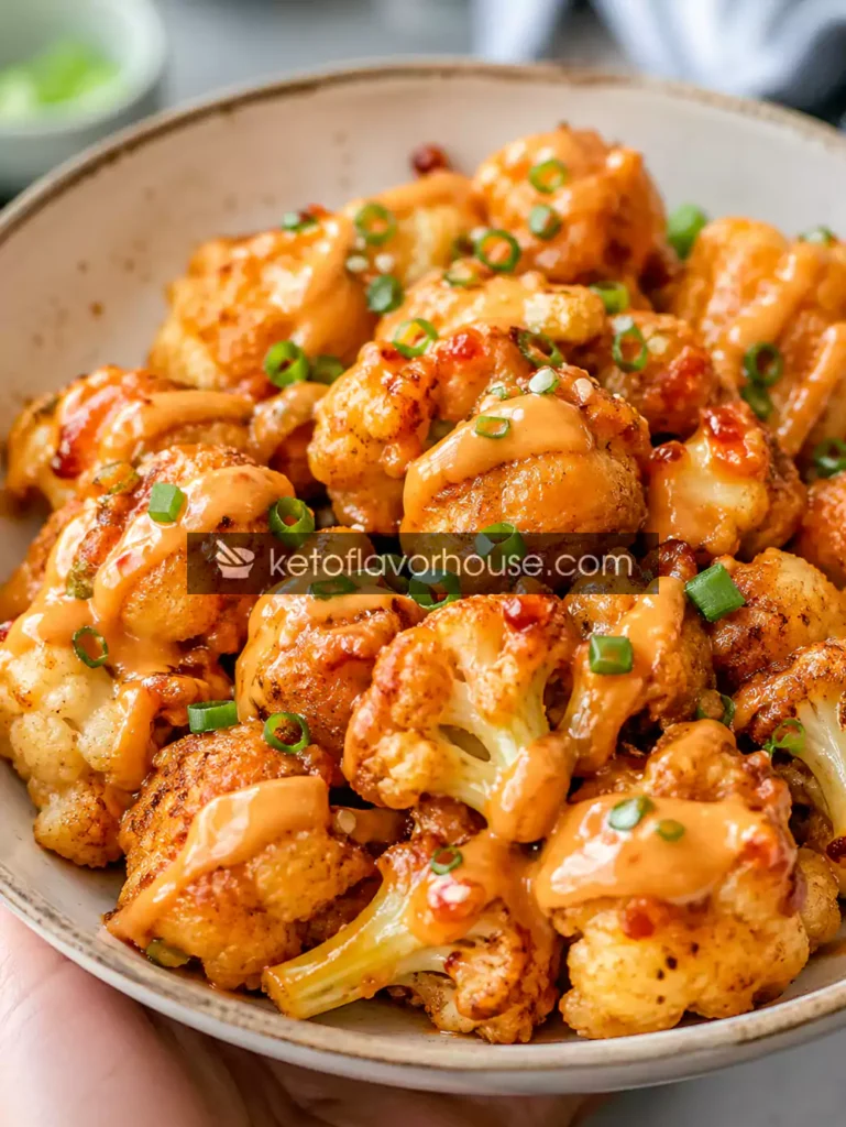 Keto Bang Bang Cauliflower