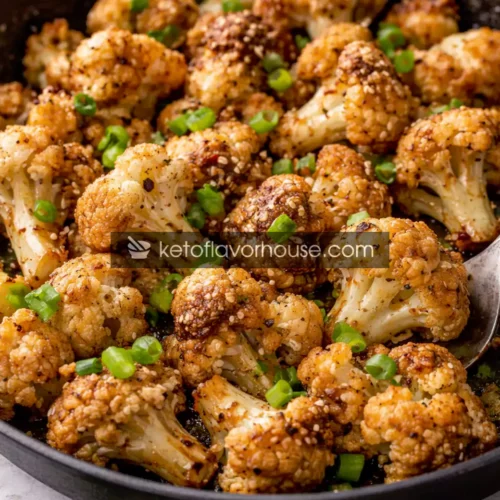 Keto Black Pepper Cauliflower